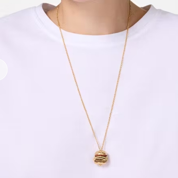 Kate Spade Fast Food Burger Prndant Necklace - Picture 4 of 5